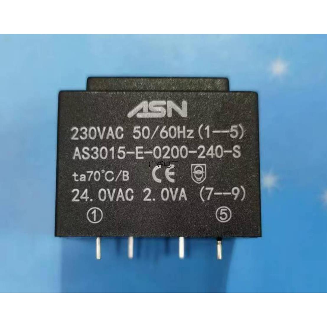 2.0VA 230V转24V变压器 AS3015-E-0200-240-S 替 BV030-7309.0S