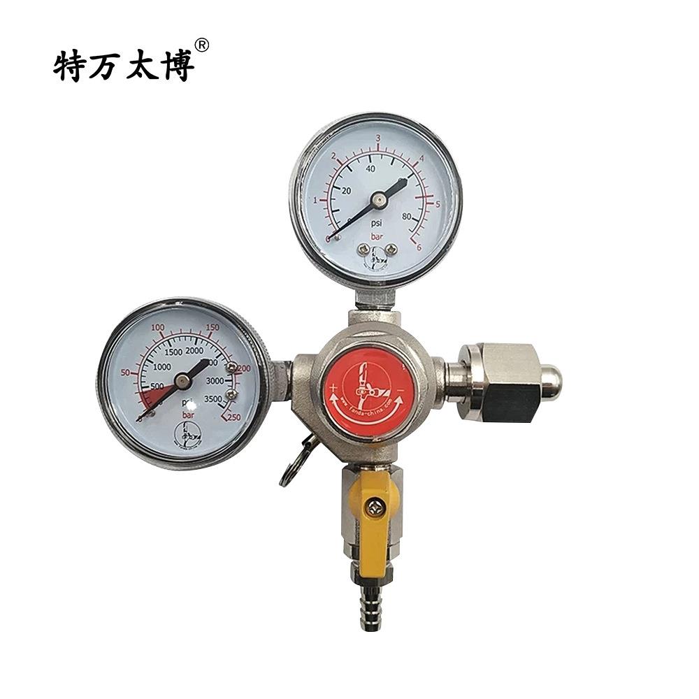 桶装啤酒设备扎啤机配件二氧化碳气表一级减压阀压力表单阀
