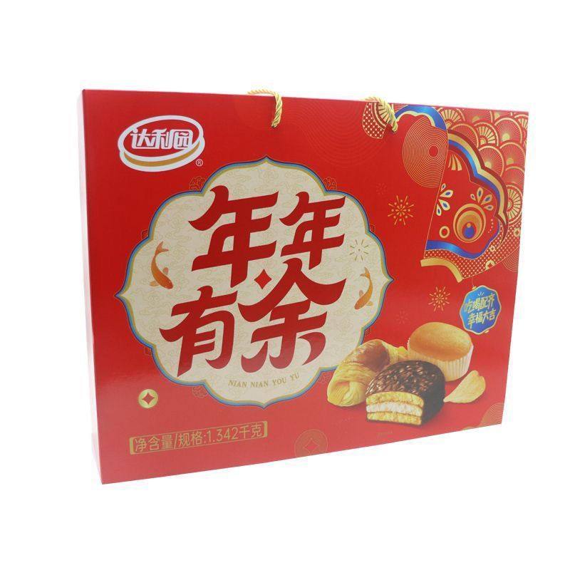 6盒达利园年年有余过年送礼走亲访友高端礼盒企业公司团队福利,零食/坚果/特产,传统西式糕点,淘宝优惠券,粉丝福利购,淘宝优惠卷