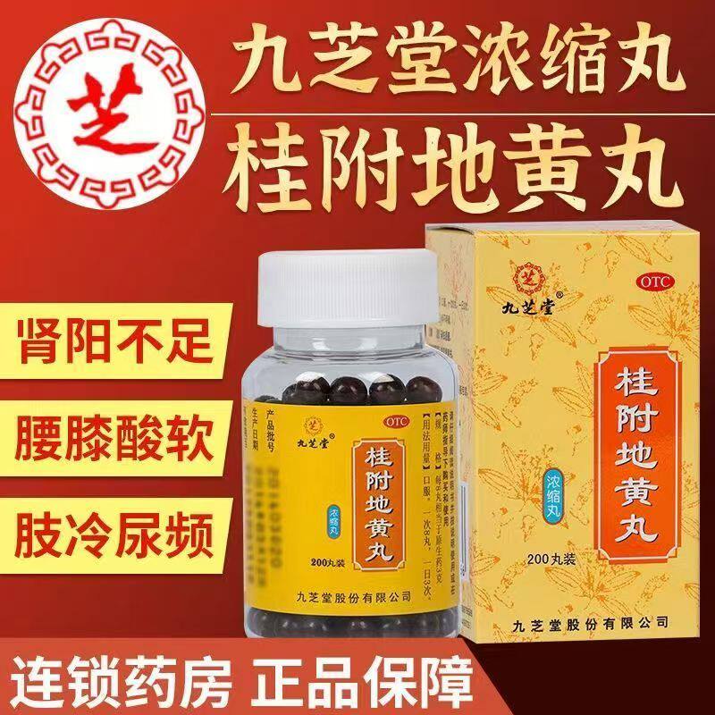 九芝堂桂附地黄丸200丸 改善肾阳虚证 腰膝酸软尿频肢冷温补肾阳