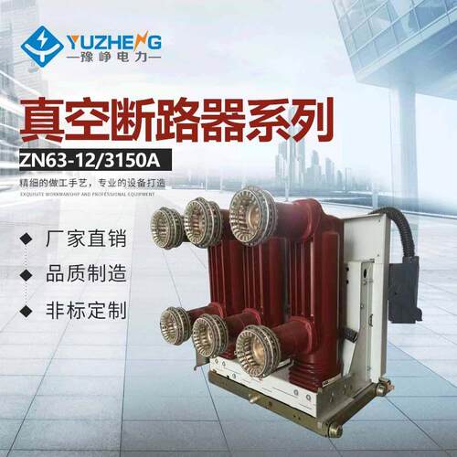 ZN63VS1-12/4000A-40KA3150A2500A大电流真空断路器