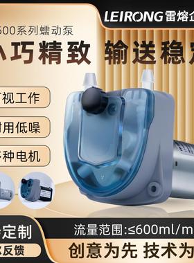 新品LP500有刷步进微小型小流量蠕动泵工业食品冰淇淋灌装机