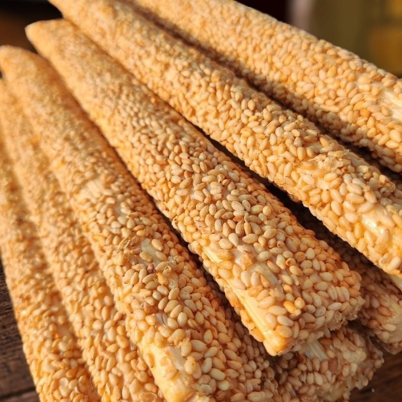 麦芽糖芝麻酥糖老式手工芝麻糖空心糖圣诞节糖果大全灶糖怀旧零食