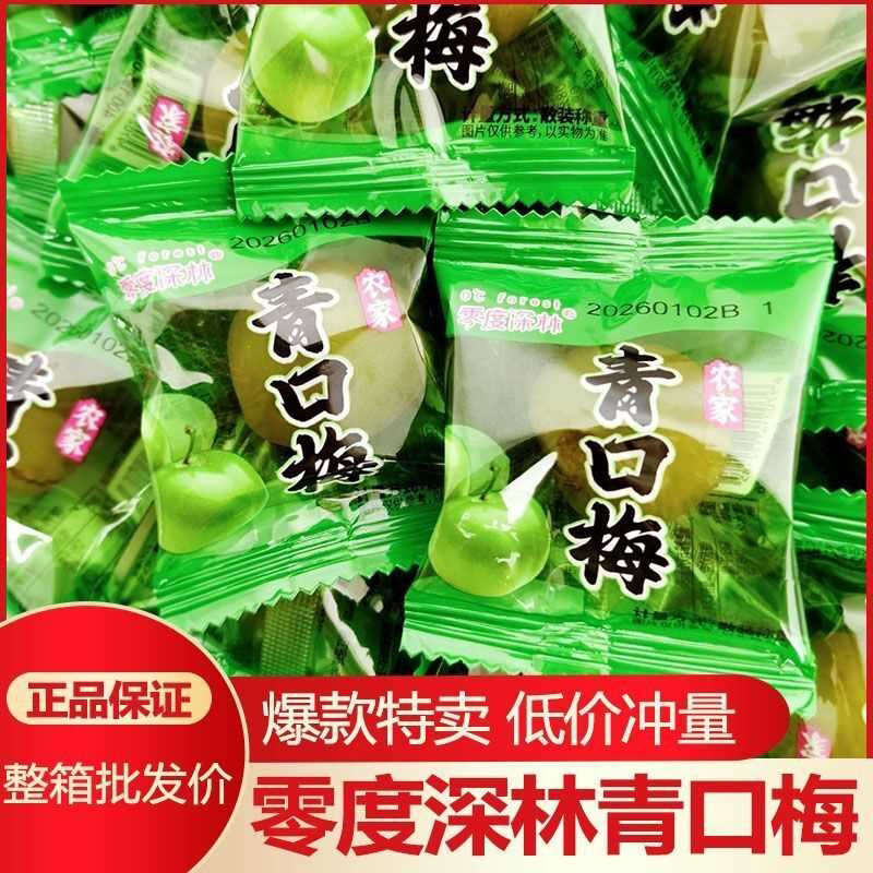 零度深林农家青口梅青梅独立小包装脆爽腌制梅子水果果脯蜜饯零食