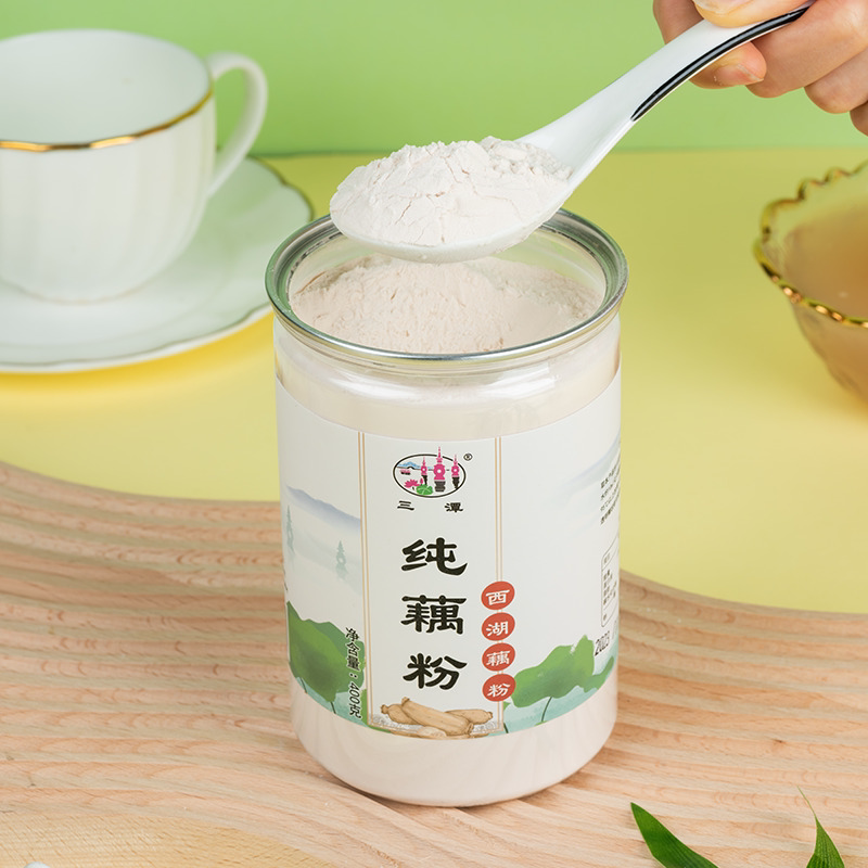三潭真纯藕粉400g老牌正宗西湖藕粉杭州特产100%莲藕粉冲泡即食