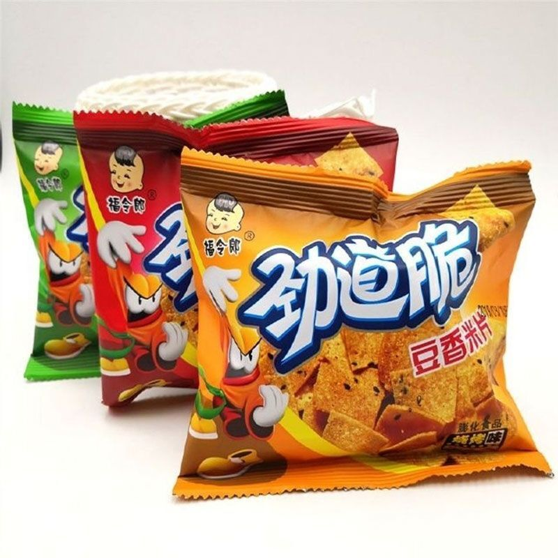 福令郎劲道脆扬州特产米片小米锅巴零食大礼包18g小包装批发零售