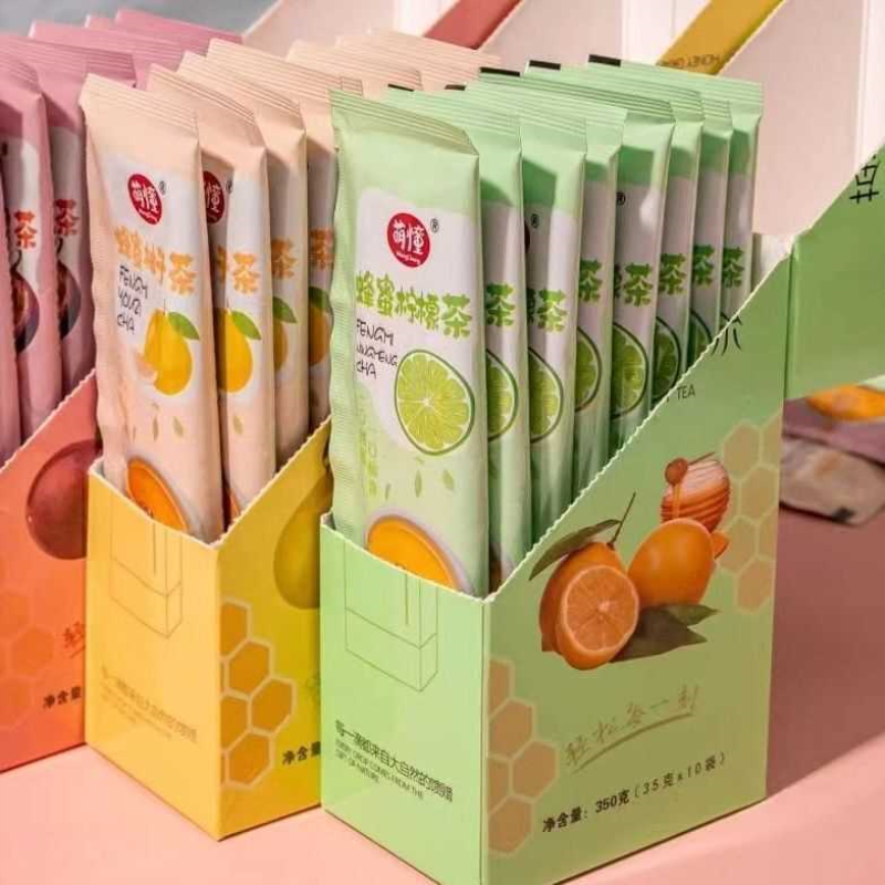 泡茶水果茶0脂肪蜂蜜柚子茶柠檬百香果茶便携冲泡赵露思同款小包
