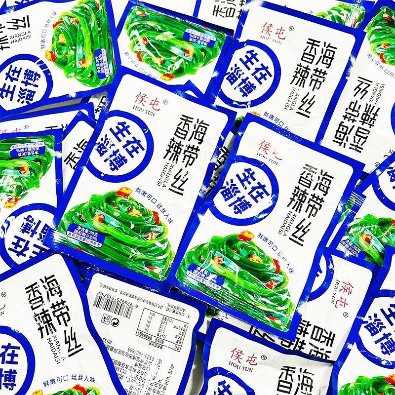 侯屯香辣海白菜香辣萝卜干香辣泡椒海带丝即食下饭菜独立小包装