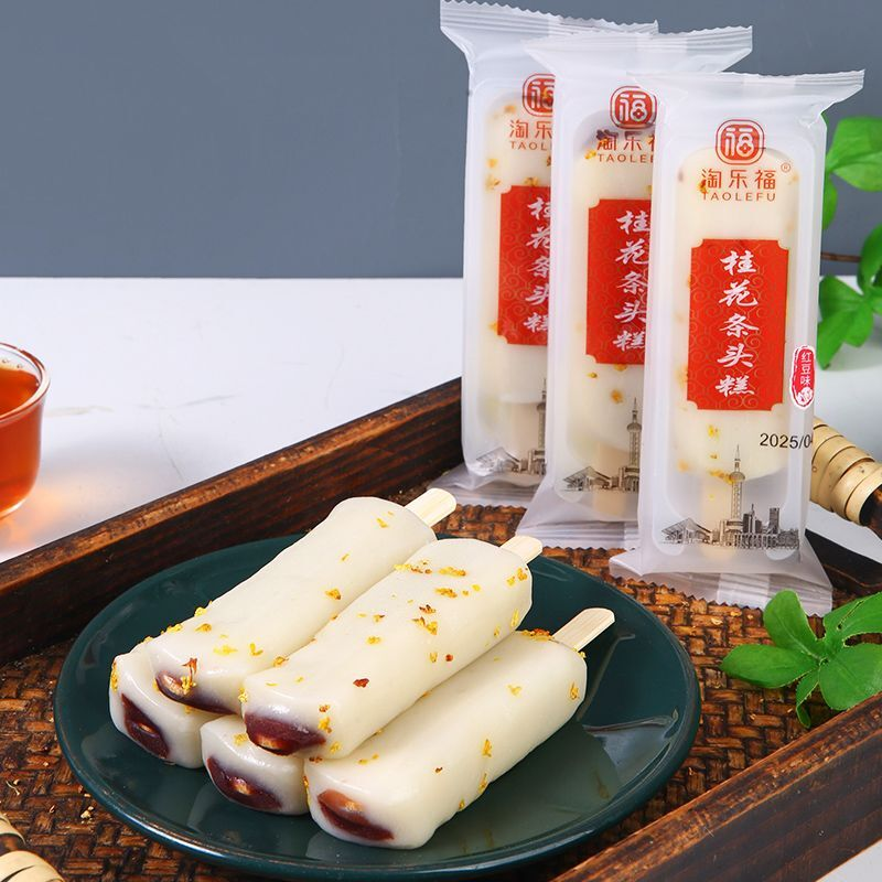 淘乐福桂花条头糕上海特产糯叽叽传统糕点豆沙馅休闲零食点心小吃