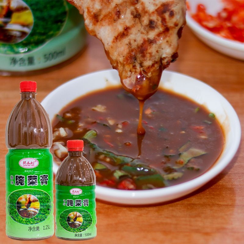 腌菜膏傣味德宏泰式酸爽蘸料腌菜糕郎颂秀小瓶批发老牌子凉拌傣族