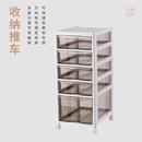 马克实测 桌下可移动收纳柜防尘抽屉式 推车文具文件抽屉柜子AL