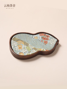 云杨茶舍 干泡台茶台小型茶盘2025新款家用实木小茶盘一人小茶台