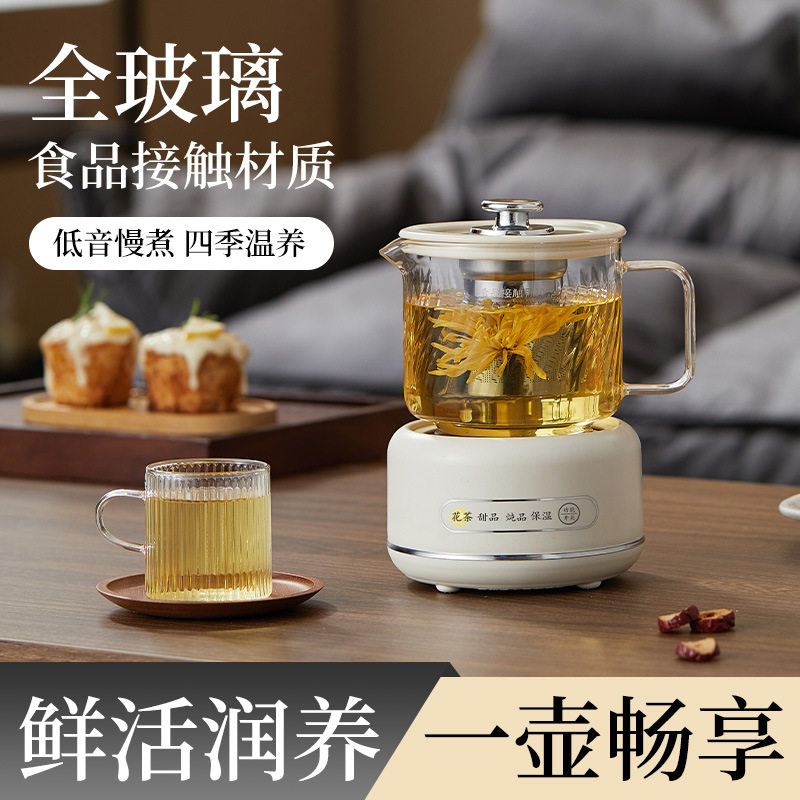 花茶壶养生壶办公室小型家用多功能全玻璃烧水迷你型1-2人煮茶壶