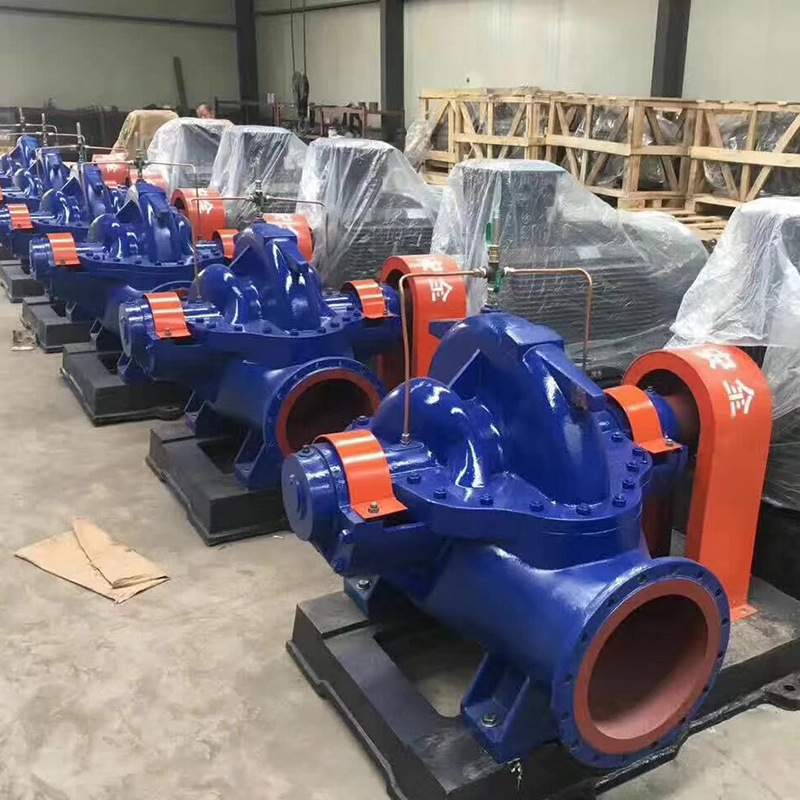 供应S型双吸离心泵农田灌溉卧式清水泵管路增压泵单级排水离心泵