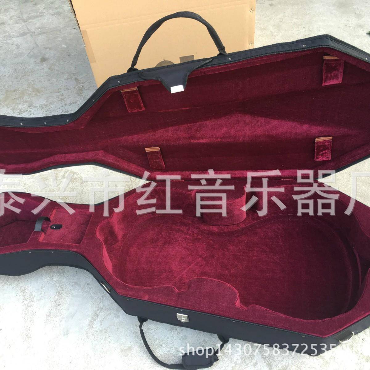 大提琴琴盒绒布原配湿度表防潮保护琴谱防震防尘耐用