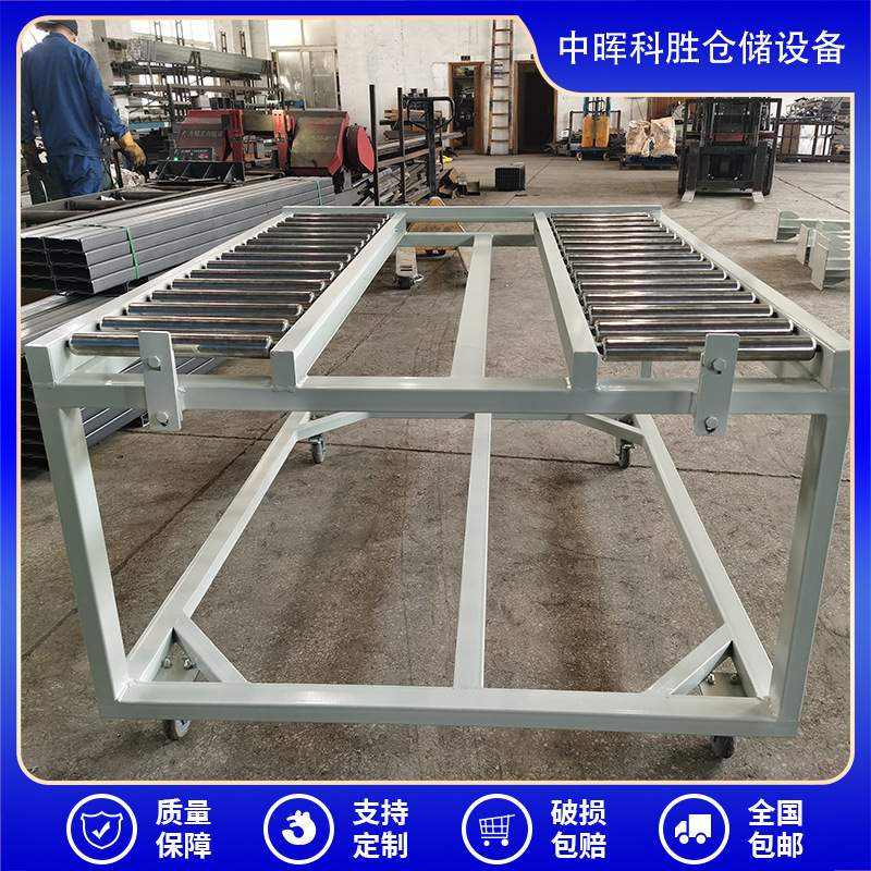 无动力滚筒输送料架 流水线滚轴输送架不锈钢传送带流利式货架