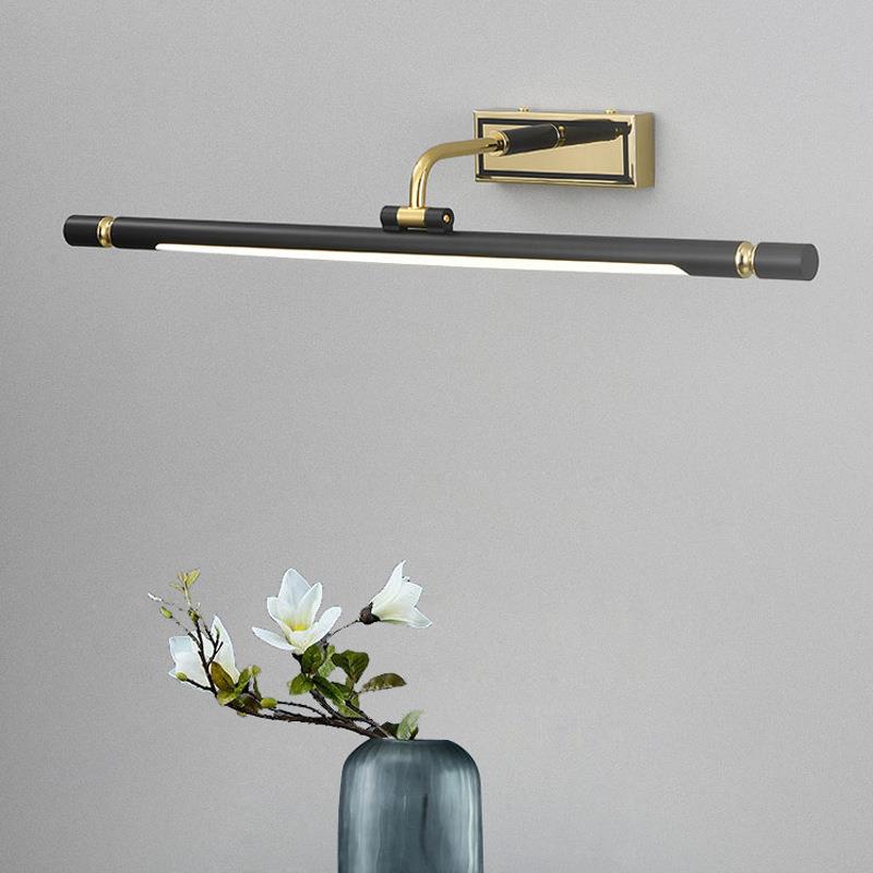 新中式铁艺镜前灯卫生间浴室柜美式LED镜前化妆台镜柜梳妆灯