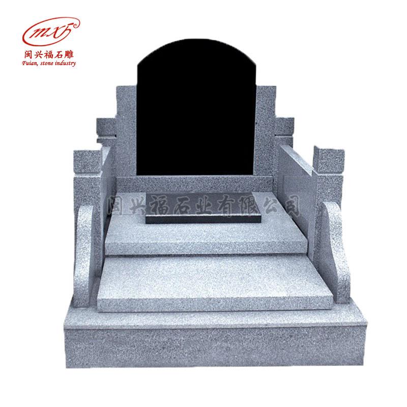 闽兴福花岗岩石雕墓碑雕刻传统豪华墓碑石碑农村传统刻字碑墓碑群
