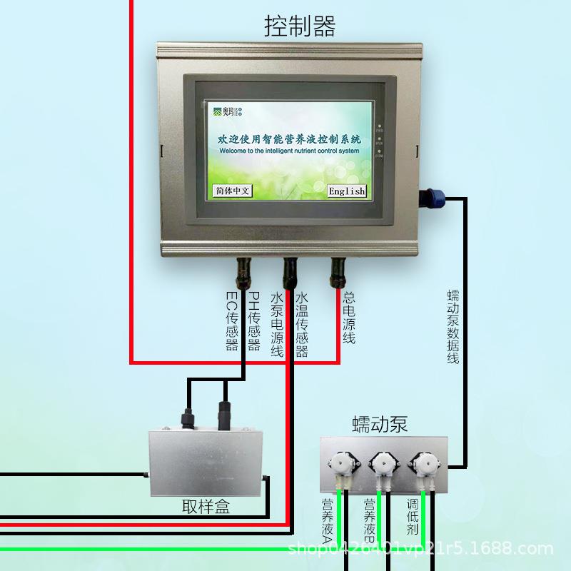 奥玛营养液自动控制系统水肥施肥机大中小型智能植物工厂调控ECPH