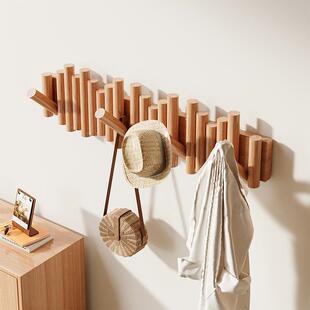 衣帽架玄关入户墙上挂衣钩卧室简约衣帽架出租屋晾衣架门后衣服架