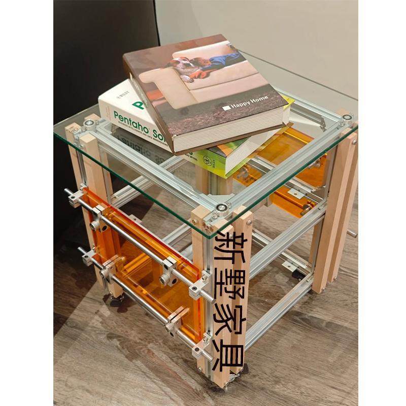 简约现代铝型材钢化玻璃茶几带轮可移动亚克力边几小户型沙发角几,农机/农具/农膜,其它农用工具,淘宝优惠券,粉丝福利购,淘宝优惠卷