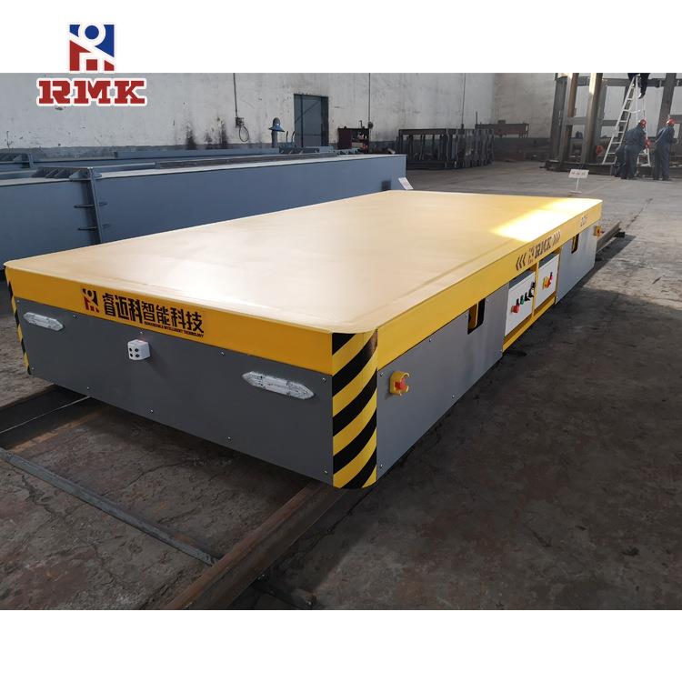 轨道电动地平车30t轨道移动平台地轨运输地平板车