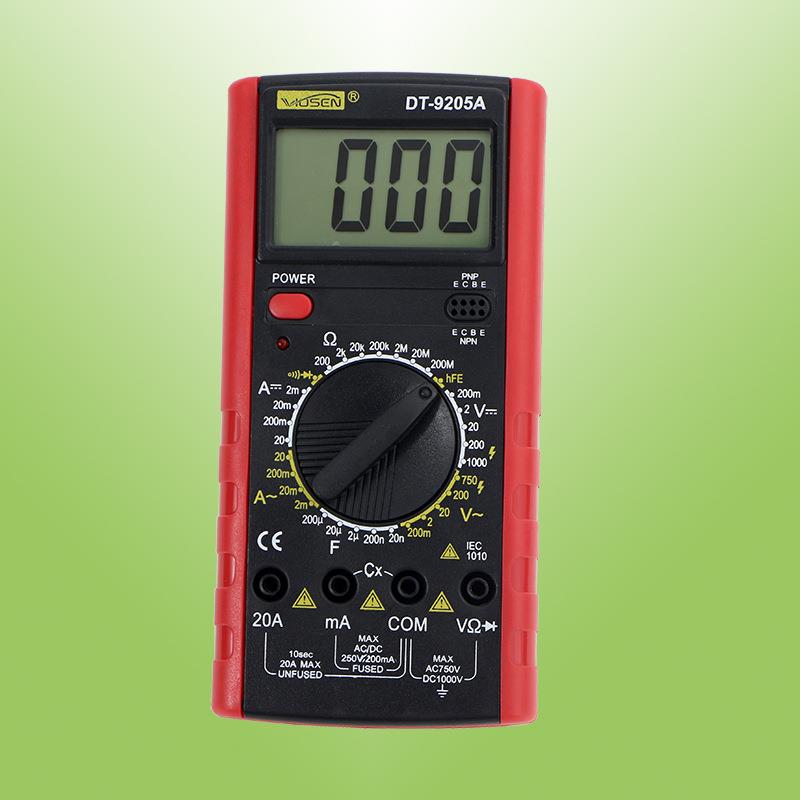 DT-9205A数字万用表万能表学校家用维修实用型包邮
