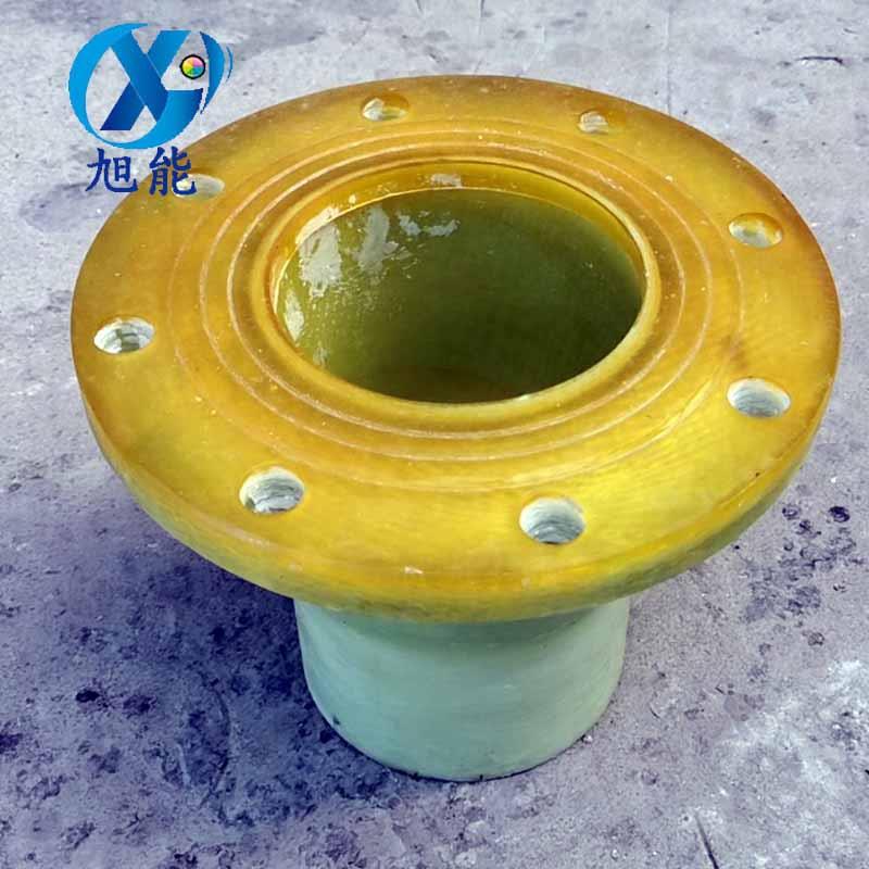 DN600玻璃钢法兰压力管件外加强901树脂耐温80度玻璃钢法兰短接厂