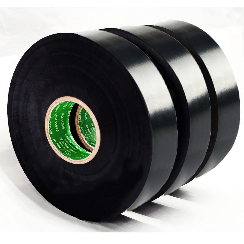 11卷装--电工胶布防水胶带高粘性耐高温耐磨大卷电线绝缘胶带