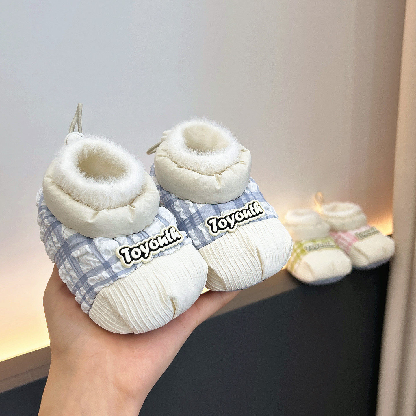 冬季加绒保暖婴儿棉鞋卡通可爱鞋袜新生儿防掉鞋套软底步前鞋防风,童鞋/婴儿鞋/亲子鞋,婴儿步前鞋/袜鞋,淘宝优惠券,粉丝福利购,淘宝优惠卷