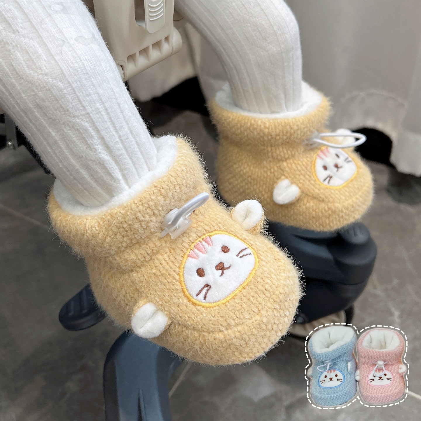 婴儿棉鞋冬季加厚加绒宝宝鞋子女冬软底不掉护脚男新生儿鞋套保暖,童鞋/婴儿鞋/亲子鞋,婴儿步前鞋/袜鞋,淘宝优惠券,粉丝福利购,淘宝优惠卷