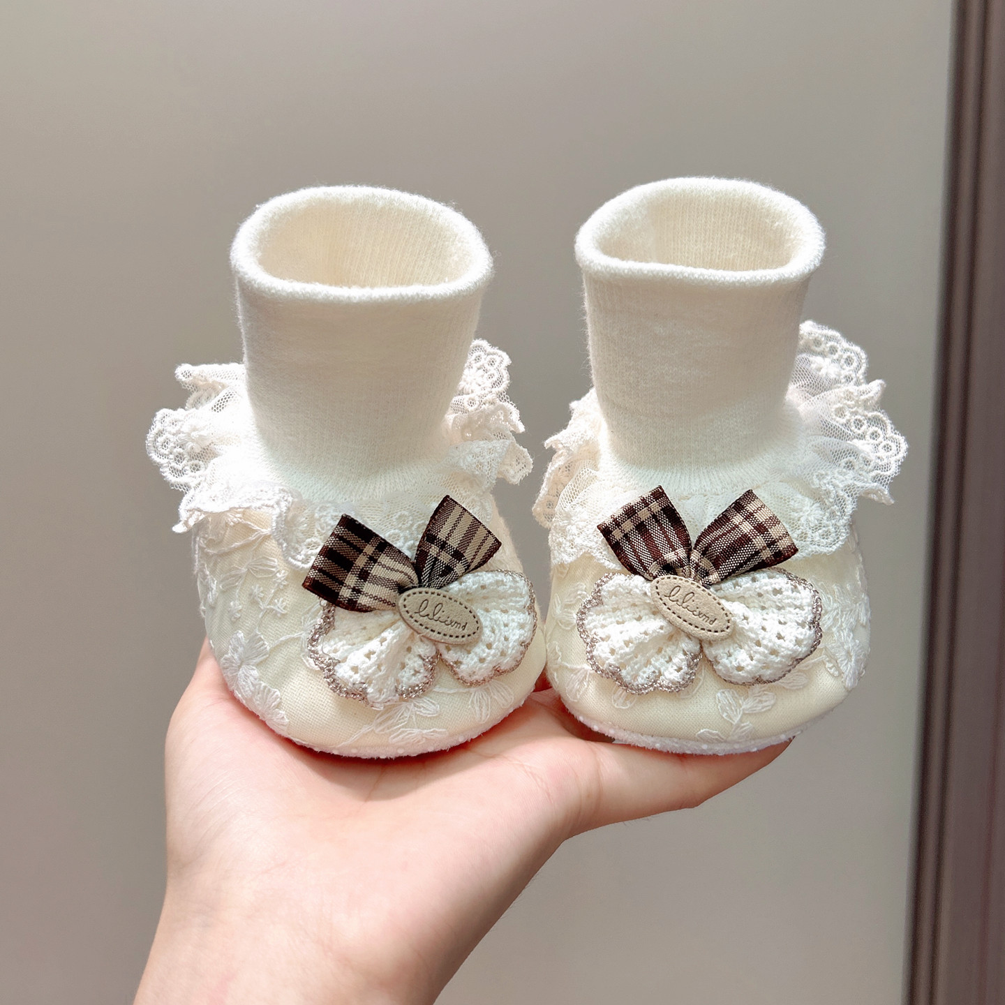 春秋冬季软布底防掉婴儿脚套鞋袜