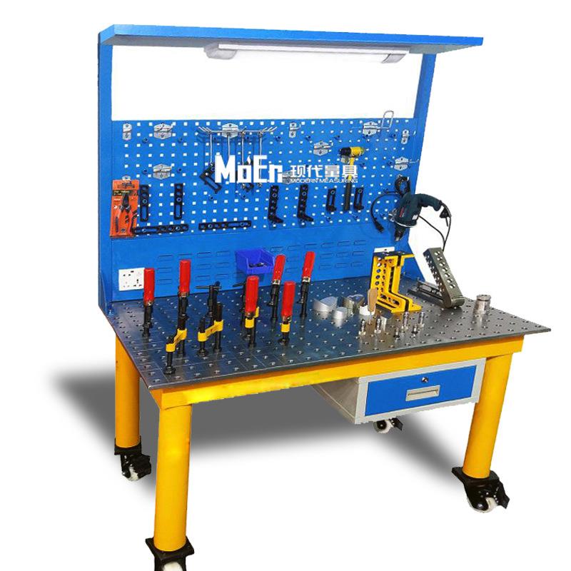 焊接工装组合夹具三维柔性焊接平台夹具生铁平台多孔定位