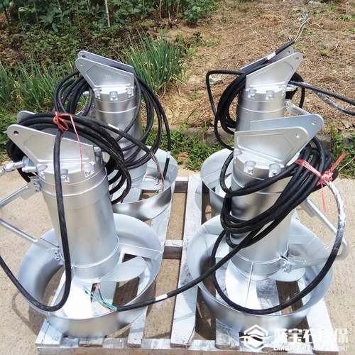 1.5kw污水搅拌机高速潜水液下推流器QJB1.5-400-740功率型号齐全
