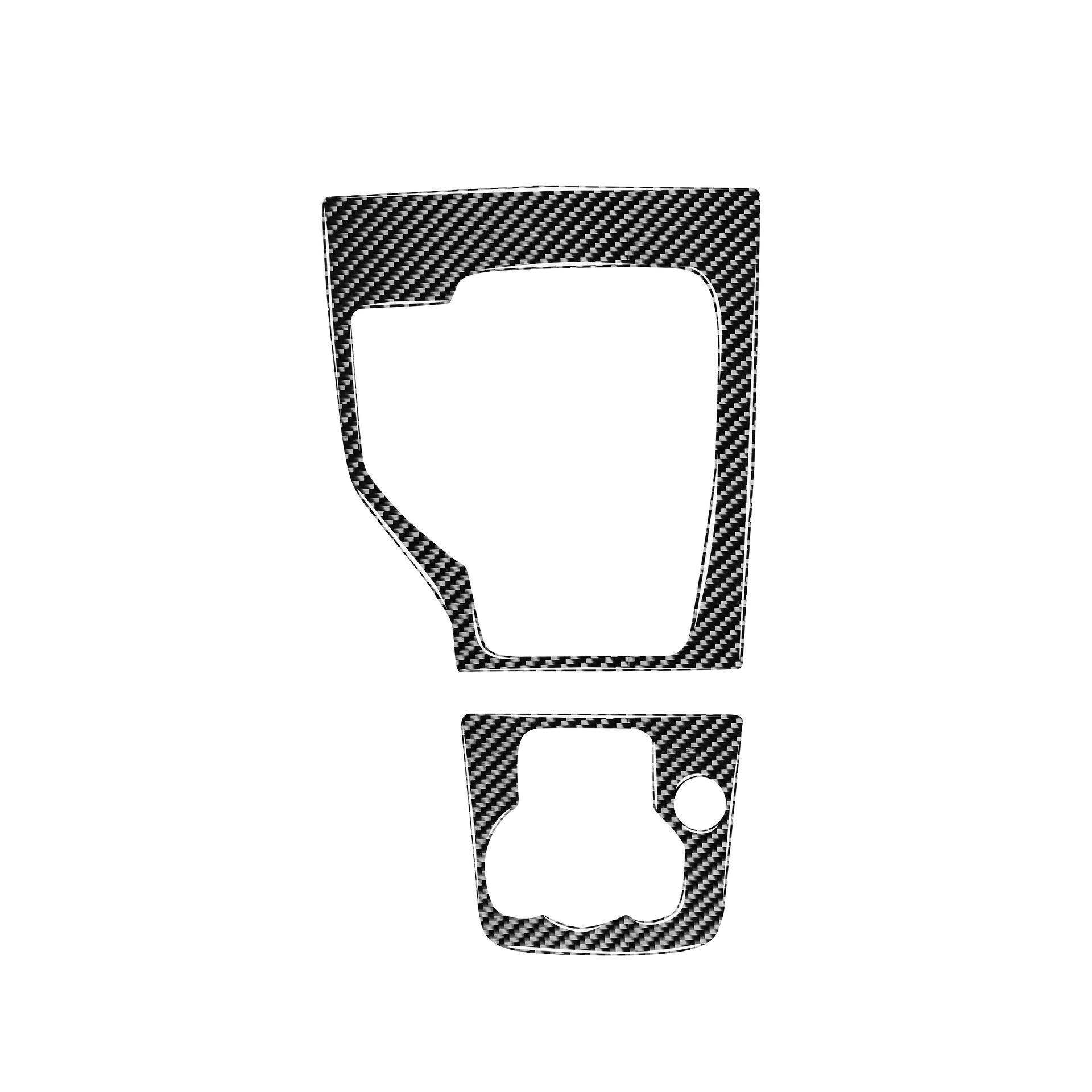 适用马自达3昂克赛拉碳纤档位面板多媒体按键框内饰改装贴纸配件