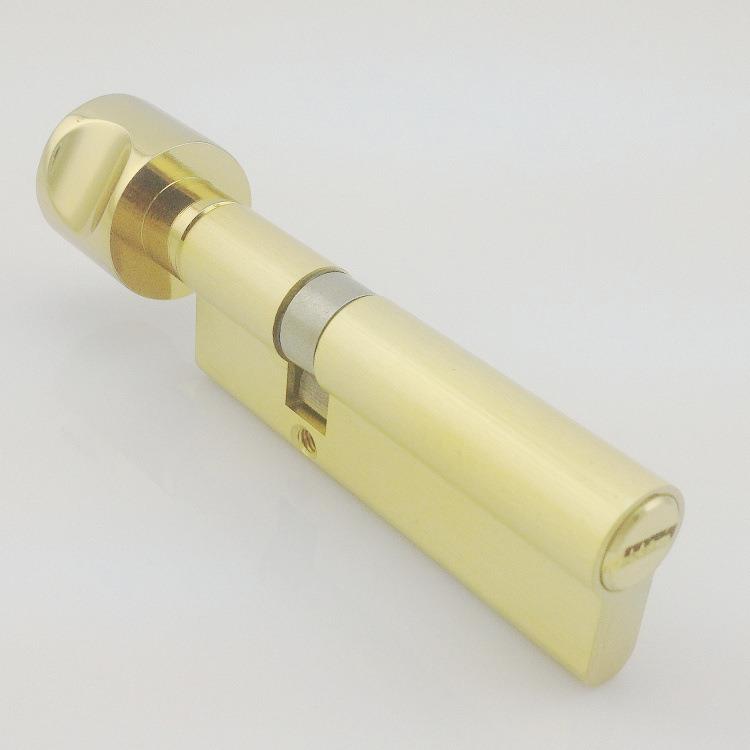 90MM大葫芦单开锁芯单面偏心防盗门铜锁芯ABc钥匙锁芯大门锁芯