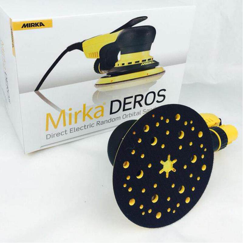 摩卡电动打磨机汽车腻子圆盘砂纸干磨机6寸150mm220V