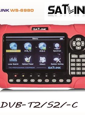 SatlinkWS-6980DVB-S2/C/T2高清频谱分析寻星调星仪SateFinder