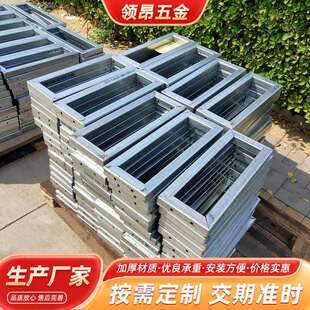 口支架不锈钢方管支架加厚木板铁艺支撑架悬空上墙金属置物架