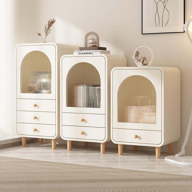 奶油风实木餐边柜六五斗柜卧室客厅靠墙简约现代轻奢床尾收纳法式