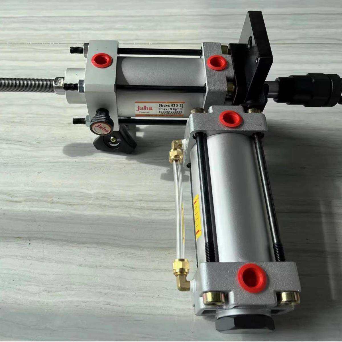 jaba气缸stroke:63*33pmax:9kgE3S002-2023CYLINDER银色原装