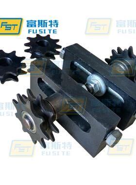 供应2.5倍速张紧座BS25-208A倍速链张紧装置9齿双排链轮