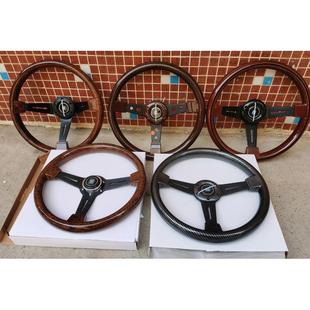 汽车改装方向盘普桑捷达14寸竞技15寸坚固通用陶瓷碳纤桃木方向盘