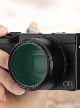 号歌用于理光GR3HDF GR3XHDF GR3 GR3X相机转接环遮光罩滤镜装饰环指柄镜头盖配件全金属专用卡口不松动