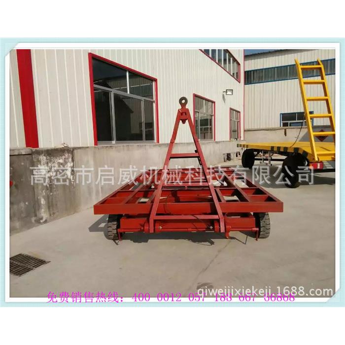 6吨框架平板拖车叉车牵引场内工具车厂家供应