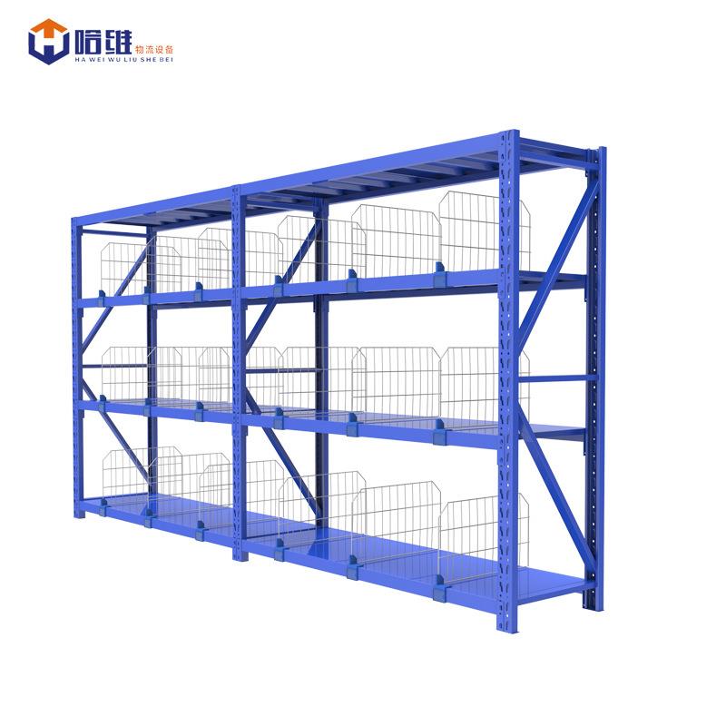 服装置物架隔板货架轻型仓储置物架家用铁架子菜鸟驿站仓库储物架