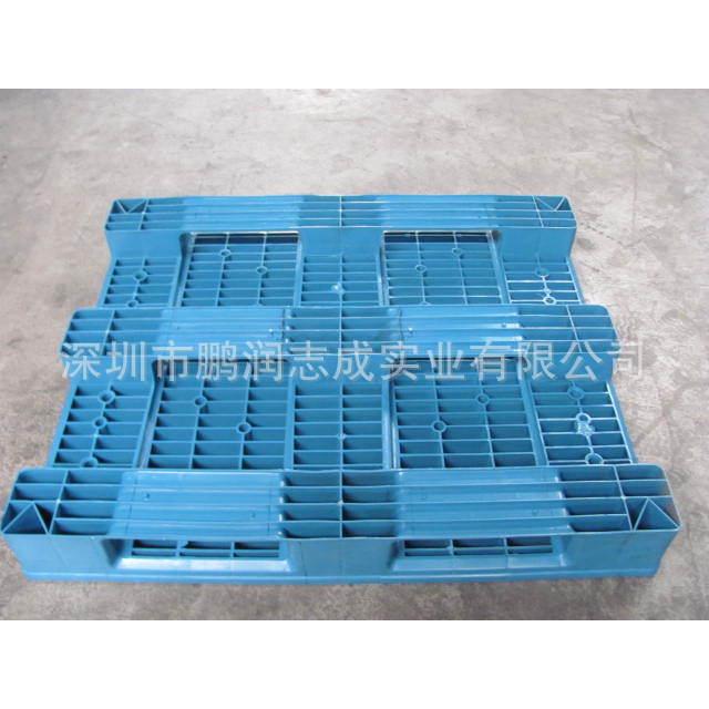 塑胶川字网格托盘、1000*800*160mm、胶卡板、川字塑料栈板