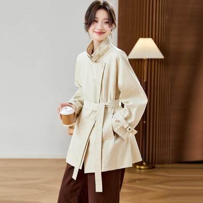 风衣外套女2025新款今年流行爆款春秋装高端大气上档次英伦风大衣