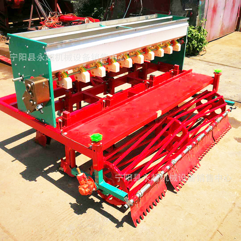 农用高粱油菜小麦播种机小颗粒种子普播机操作简单行距株距可调节