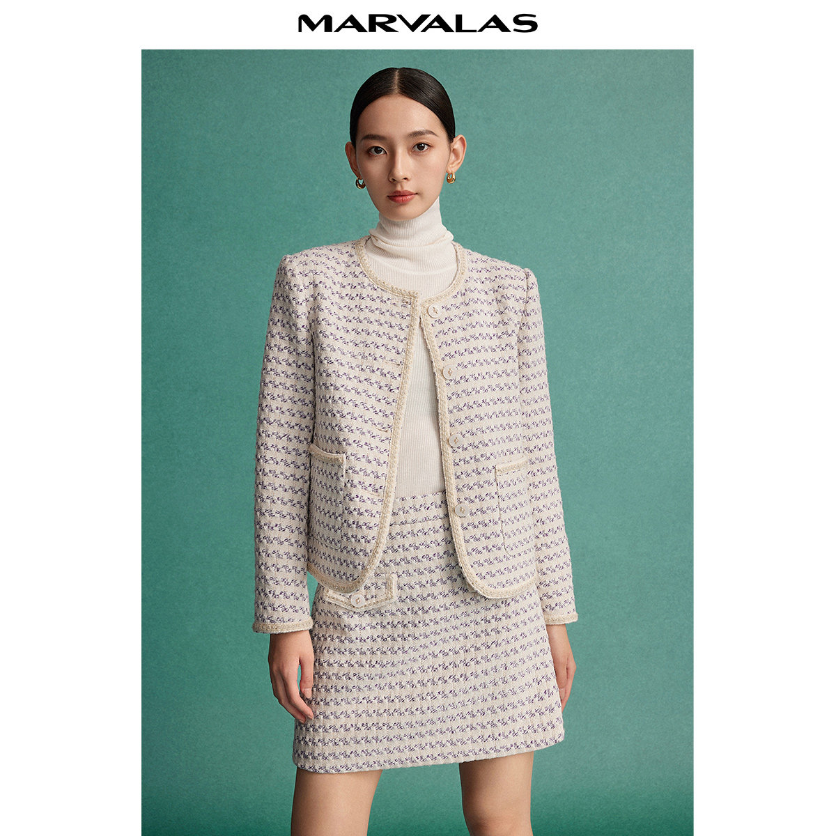 【廖廖粉丝专属】官方正品2023冬季新款短款外套MC421310754